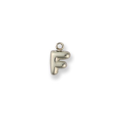 Silver Letter "F"