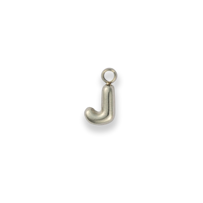 Silver Letter "J"