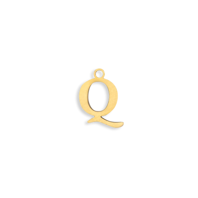 Gold Letter "Q"