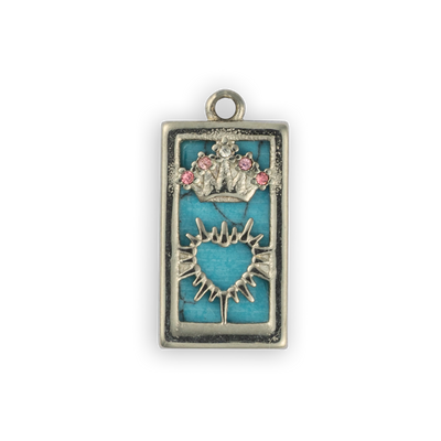 Silver Crown & Heart