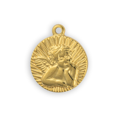 Gold Angel Pendant