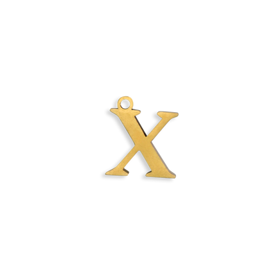 Gold Letter "X"