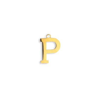 Gold Letter "P"