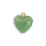 Gold Jade Heart