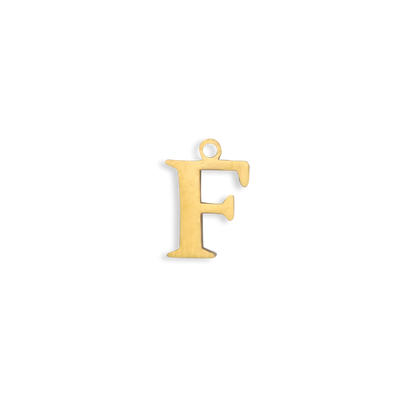 Gold Letter "F"