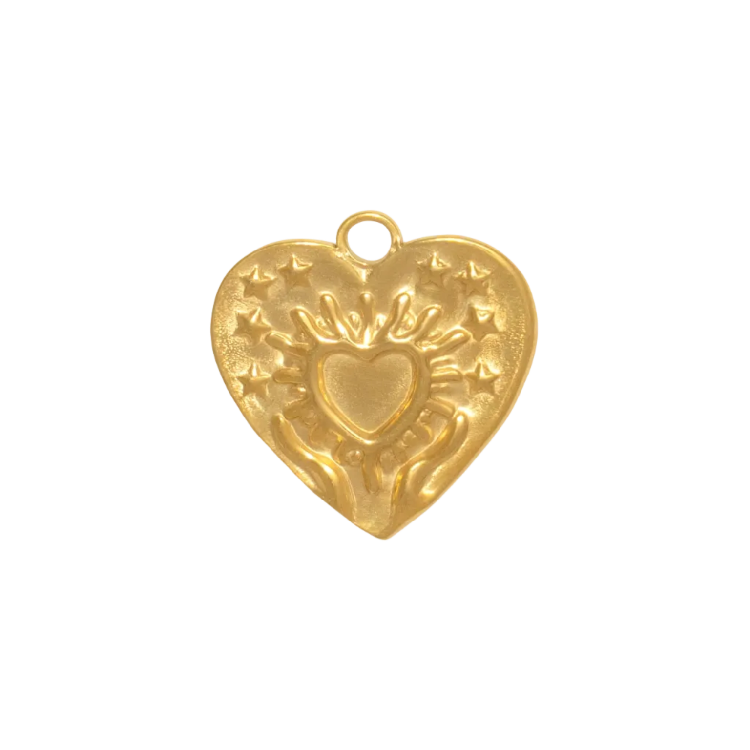 Gold Heart & Stars