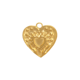 Gold Heart & Stars