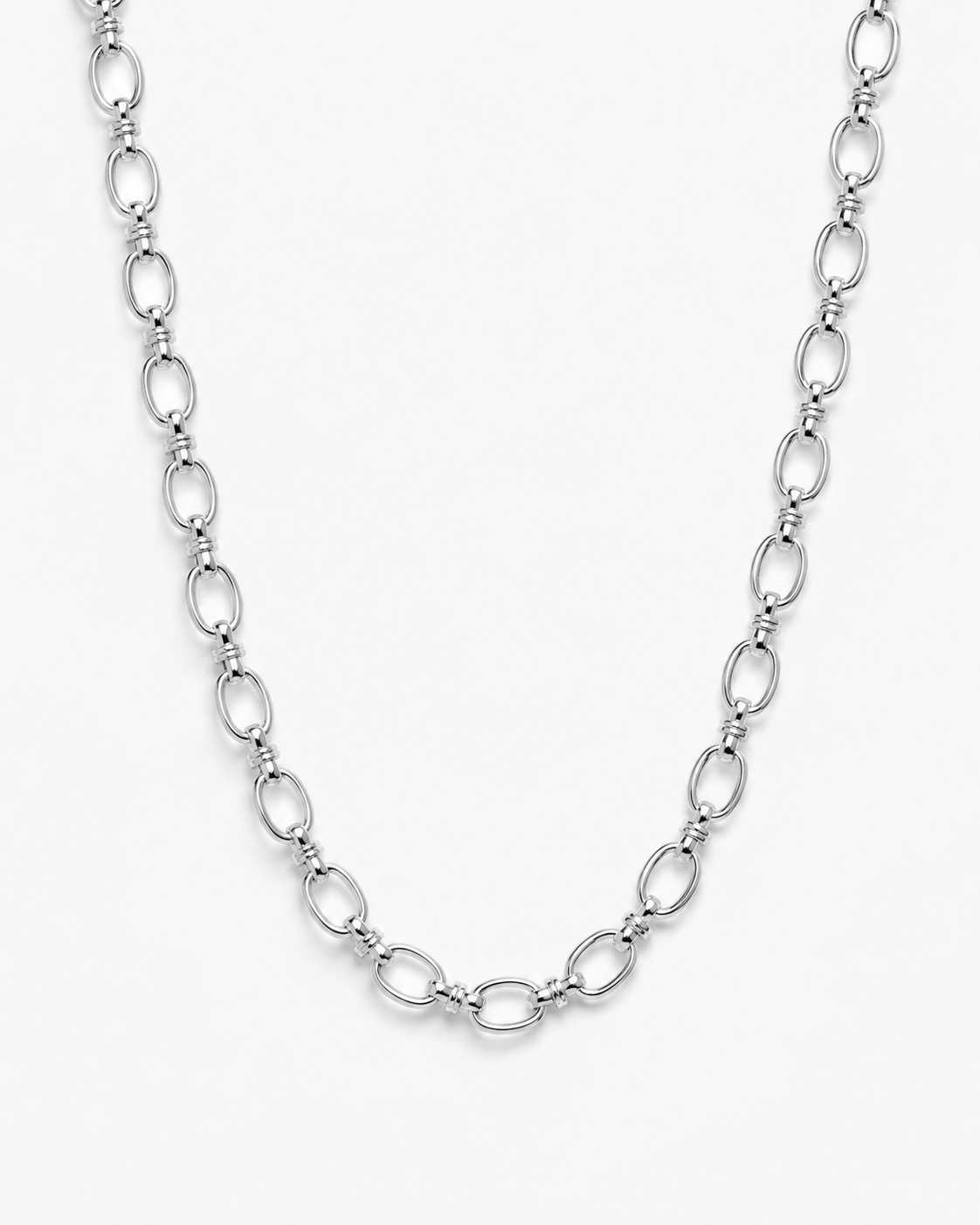 Silver Iconic Chain Necklace