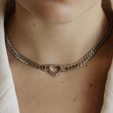 Luana Choker Necklace - Heart Shape Choker