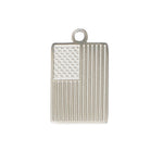 Silver US Flag