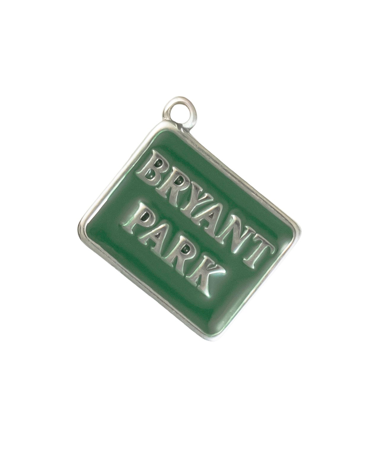 Silver Bryant Park Sign