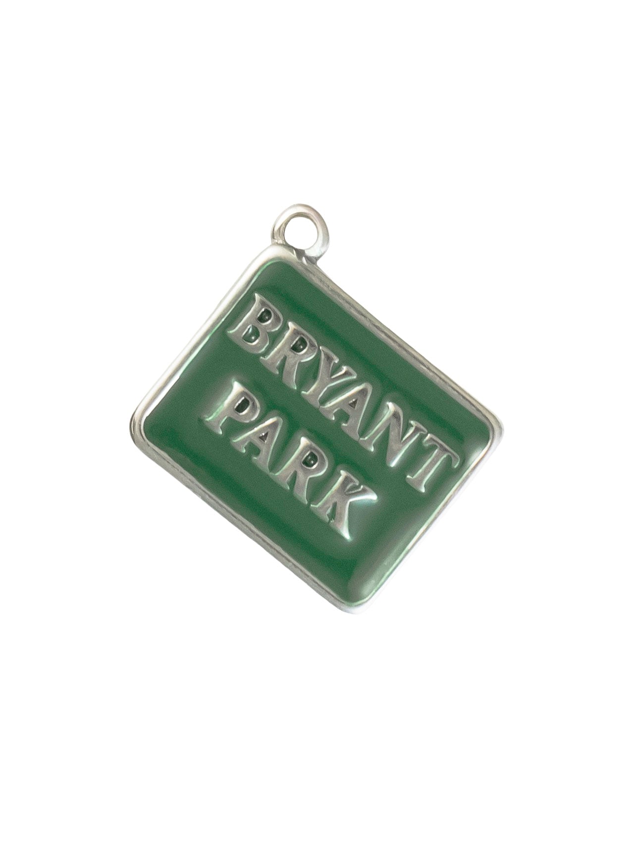 Silver Bryant Park Sign