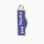 Silver Fifth Ave Sign