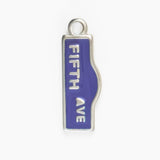 Silver Fifth Ave Sign