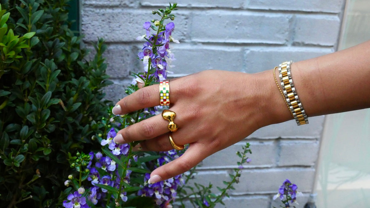 Rena Bracelet -18k Gold Plated & Silver Bracelet