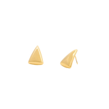 Gold Pyramid Studs