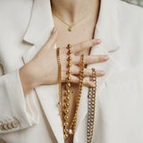 Danni Pendant Necklace - Emerald Gem Pendant
