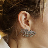 Cairo Stud Earrings - Gold Plated and Stainless Steel Earrings