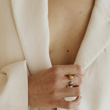Gina Adjustable Ring - Stainless Steel