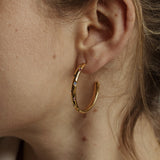 Crystal Scatter Hoop Earrings