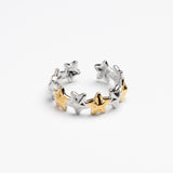Two-Tone Stars Ring