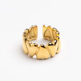 Wrapped Gold Heart Ring