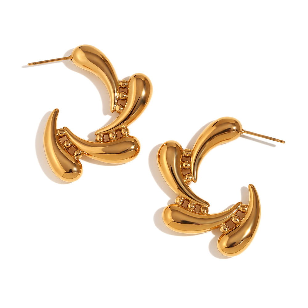 Rosalia Earrings -18k Gold Plated Earrings