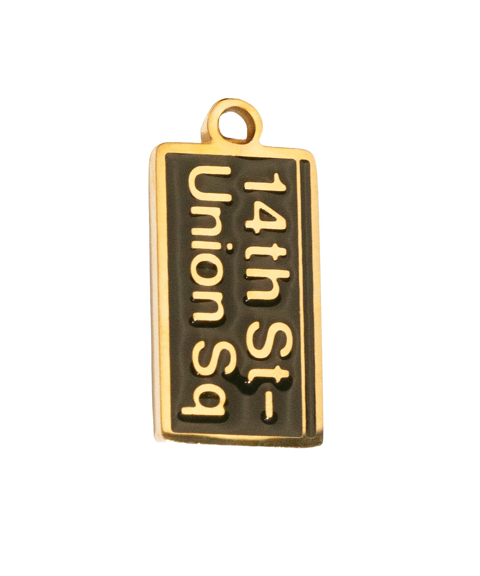 Gold Union Square Sign