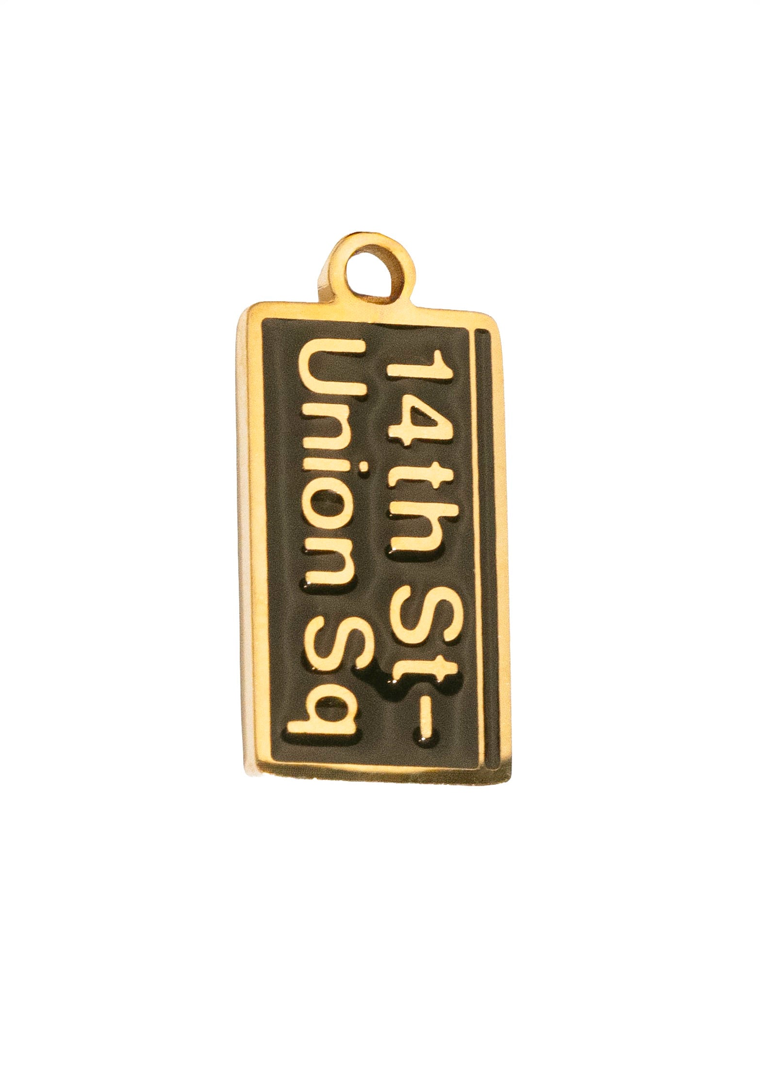Gold Union Square Sign