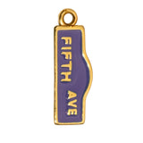 Gold Fifth Ave Sign