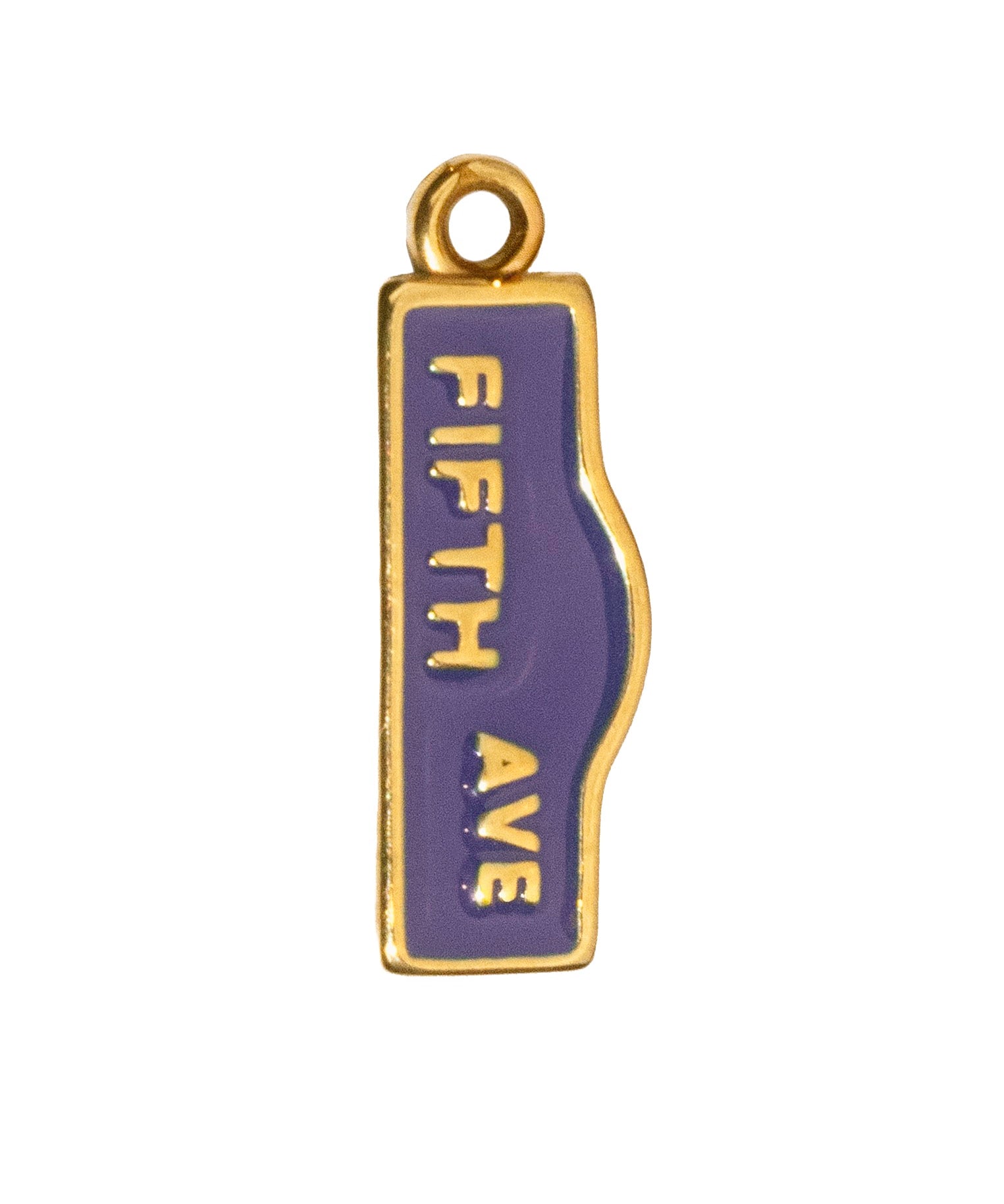 Gold Fifth Ave Sign