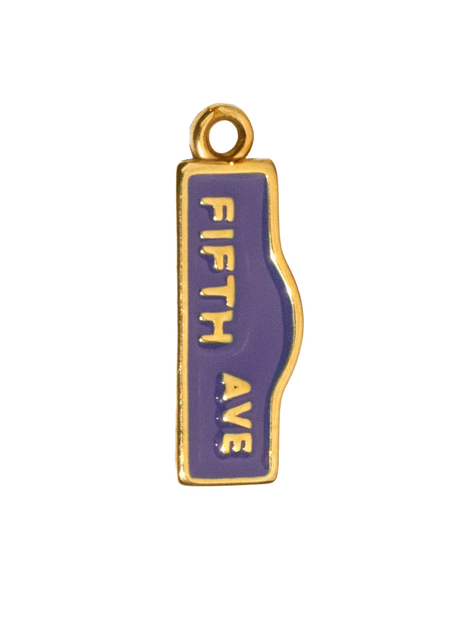 Gold Fifth Ave Sign