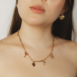 Girls' Night Out Gold Charm Necklace