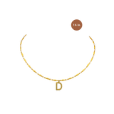 Initial Custom Charm Necklace (Gold)