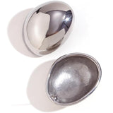 Monaco Earrings - Statement Stud Earrings For Women (Silver)