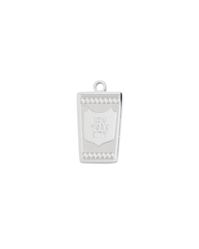 Silver NY Anthora Coffee Cup