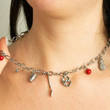 The Market Silver Charm Necklace