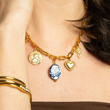 Soft Girl Era Gold Charm Necklace