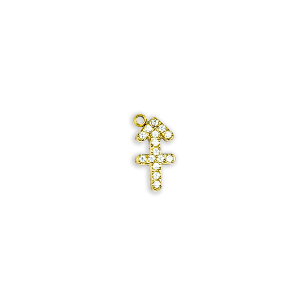 Gold Rhinestone Sagittarius