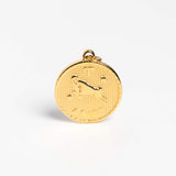 Gold Large Zodiac Pendant
