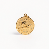 Large Gold Scorpio Pendant