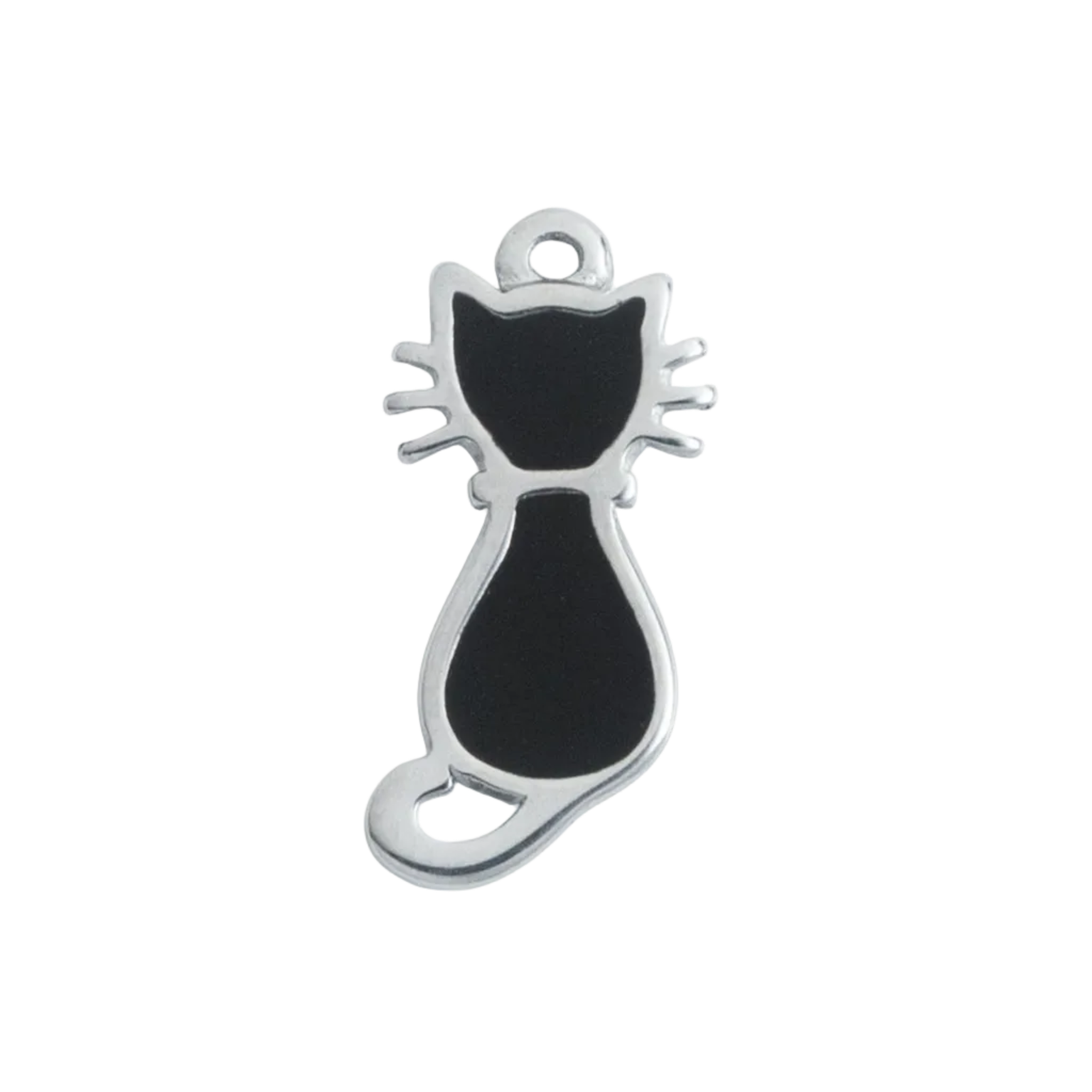 Silver Black Cat