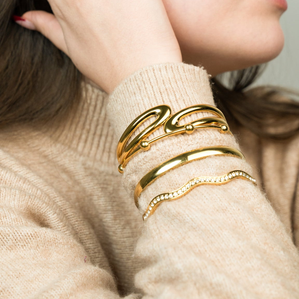 Essential Gold Stacking Bangle