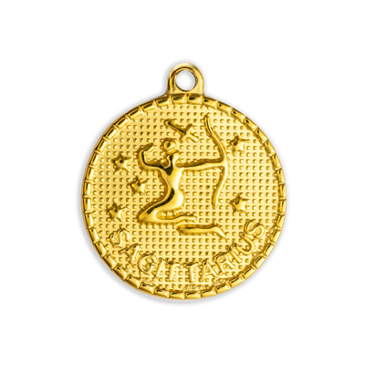 Gold Sagittarius Circle