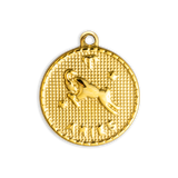 Gold Aries Circle