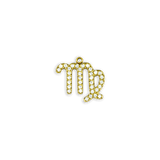 Gold Rhinestone Virgo