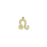 Gold Rhinestone Leo