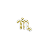 Gold Rhinestone Scorpio