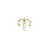 Gold Rhinestone Aries