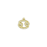 Gold Rhinestone Cancer